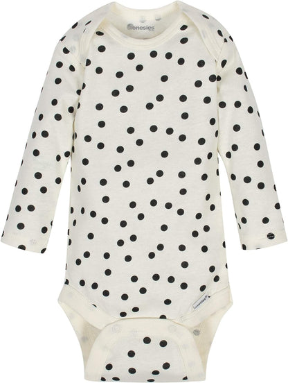 Brand Baby-Girls 6-Pack Long Sleeve Bodysuits